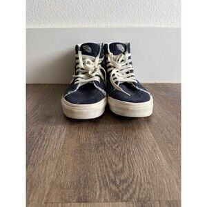 VANS Men's Sk8-Hi Cozy Hug Parisian Night Blue Suede Sneakers Size 9